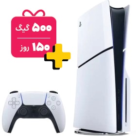 کنسول بازی سونی مدل PlayStation 5 Slim ریجن اروپا سری 2116 نسخه دیسک‌خور ظرفیت یک ترابایت + 500 گیگابایت 150 روزه